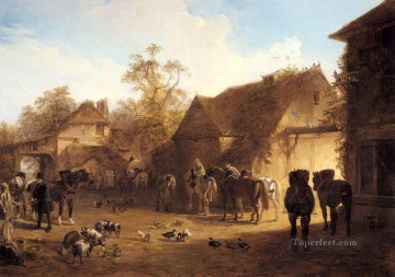 Horse Painting - The Country Inn Herring Snr John Frederick horse